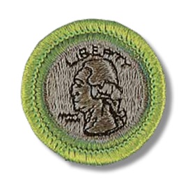 coin collecting merit badge picture